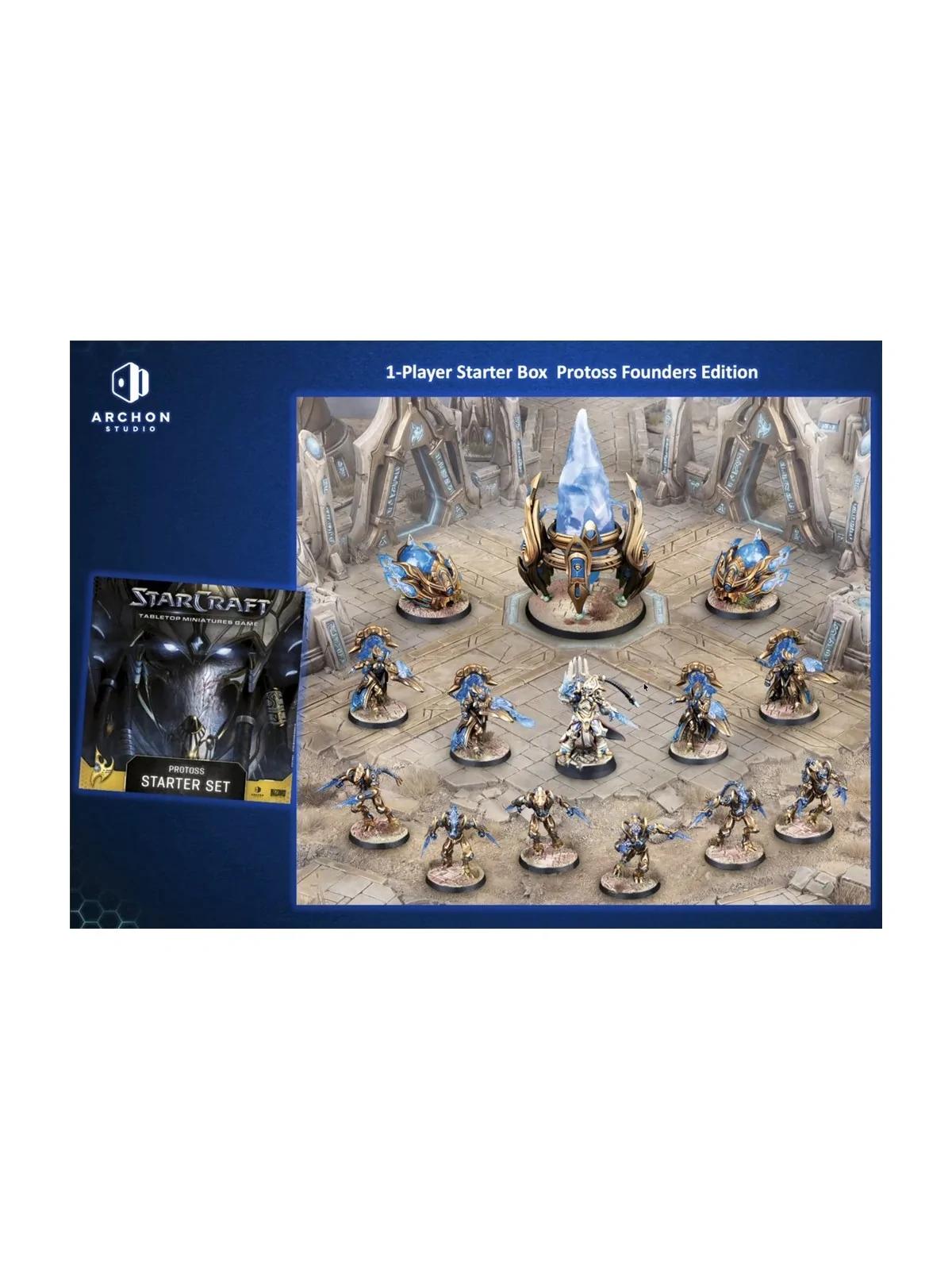 StarCraft The Miniatures Game: Protoss Starter Set Founders Edition (Ingles) de Archon Studios en StarCraft: Tabletop Miniatures