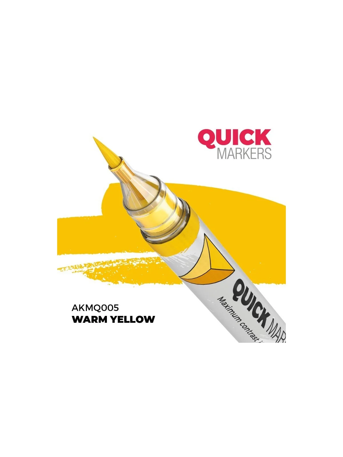 Warm Yellow: Quick Markers (AKMQ005) de AK Interactive en Quick Markers | La Cueva Roja
