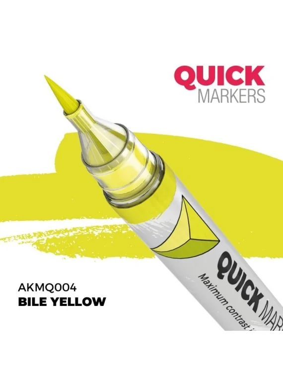 Bile Yellow: Quick Markers (AKMQ004) de AK Interactive en Quick Markers | La Cueva Roja