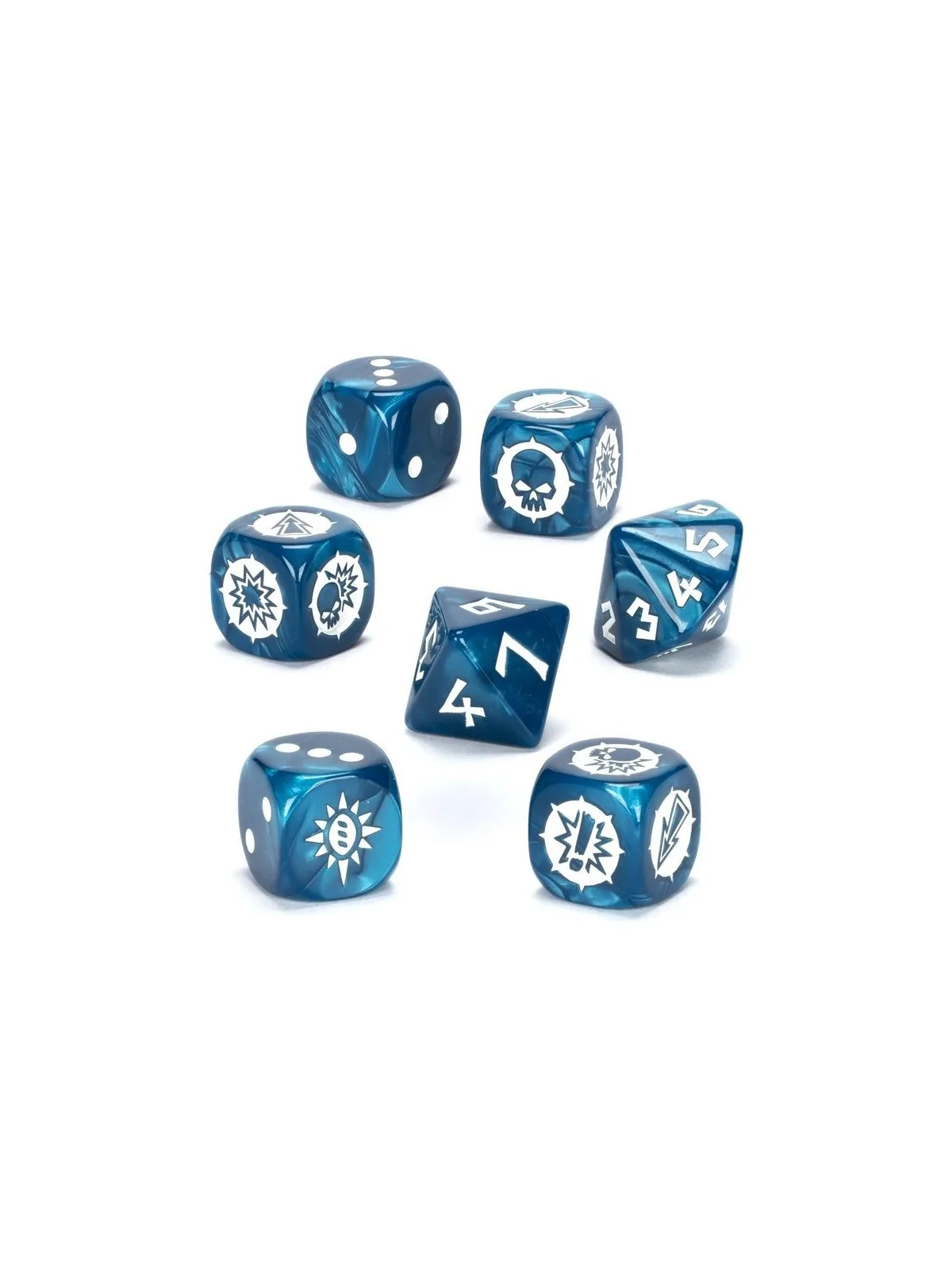 Blood Bowl: High Elf Dice Set (202-66) de Games Workshop en BLOOD BOWL | La Cueva Roja