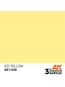 Ice Yellow 17 ml (AK11036) de AK Interactive en 3rd Gen | La Cueva Roja