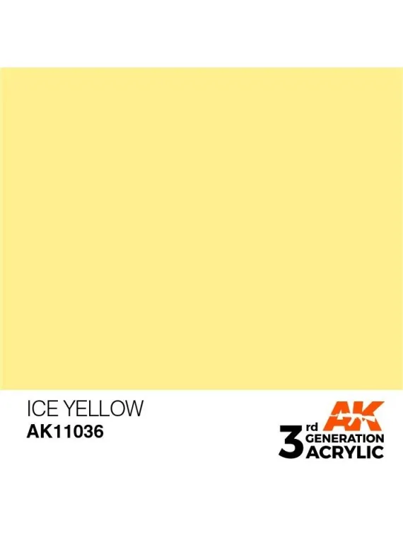 Ice Yellow 17 ml (AK11036) de AK Interactive en 3rd Gen | La Cueva Roja