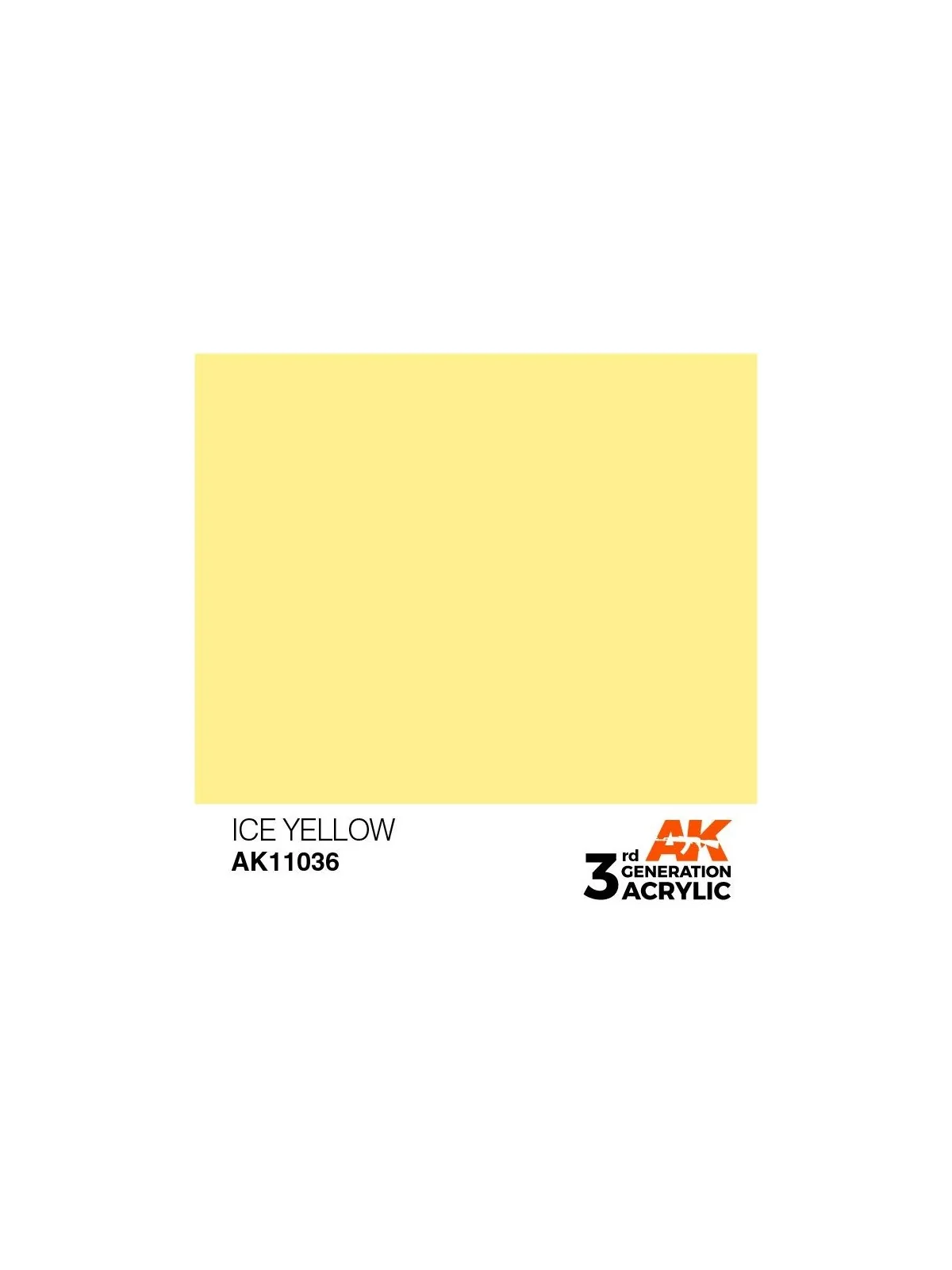 Ice Yellow 17 ml (AK11036) de AK Interactive en 3rd Gen | La Cueva Roja