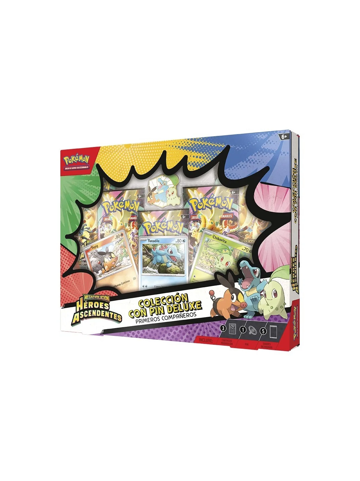 Pokemon TCG: Heroes Ascendentes – Colección con Pin Deluxe (ESP) de Bandai en Pokemon TCG | La Cueva Roja