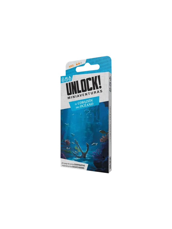 Unlock! Mini El Corazón del Océano de Space Cowboys en Juegos de Cartas | La Cueva Roja