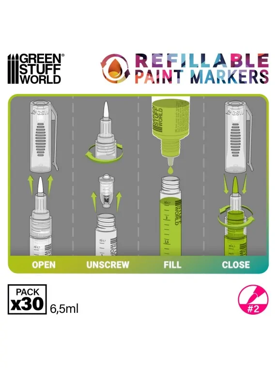 Rotuladores Recargable x1 (Green Stuff World) de Green Stuff World en Modelismo | La Cueva Roja