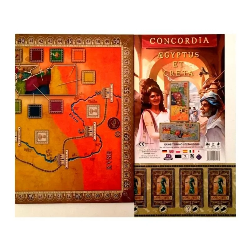 Concordia: Creta - Aegyptus de MasQueOca en Juegos de Tablero | La Cueva Roja