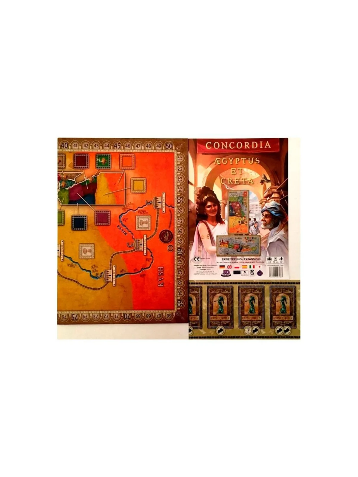 Concordia: Creta - Aegyptus de MasQueOca en Juegos de Tablero | La Cueva Roja