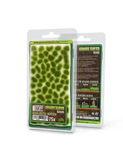 Matas Cesped: Tufts 6 mm Verde Realista (Green Stuff World) de Green Stuff World en Modelismo | La Cueva Roja