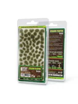 Matas Cesped: Tufts 6 mm Verde Seco (Green Stuff World) de Green Stuff World en Modelismo | La Cueva Roja