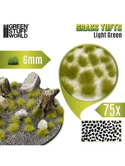 Matas Cesped: Tufts 6 mm Verde Claro (Green Stuff World) de Green Stuff World en Modelismo | La Cueva Roja