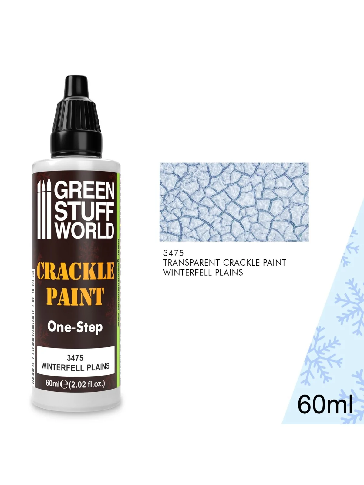 Pintura Craqueladora Transparente: Winterfell Plains 60ml (Green Stuff World) de Green Stuff World en Modelismo | La Cueva Roja