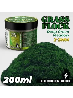 Cesped Electrostatico 2-3mm: Deep Green Meadow  200ml (Green Stuff World) de Green Stuff World en Modelismo | La Cueva Roja