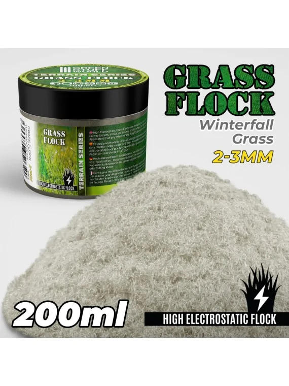 Cesped Electrostatico 2-3mm: Winterfall Grass 200ml (Green Stuff World) de Green Stuff World en Modelismo | La Cueva Roja