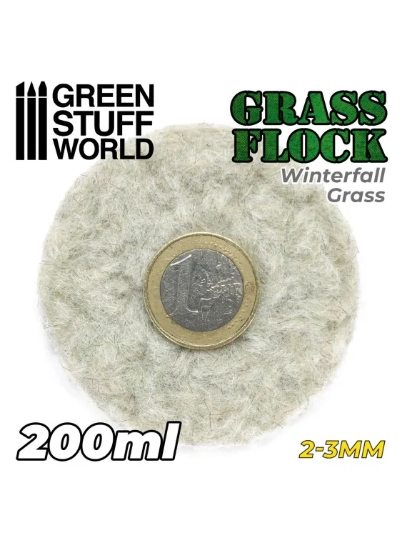 Cesped Electrostatico 2-3mm: Winterfall Grass 200ml (Green Stuff World) de Green Stuff World en Modelismo | La Cueva Roja