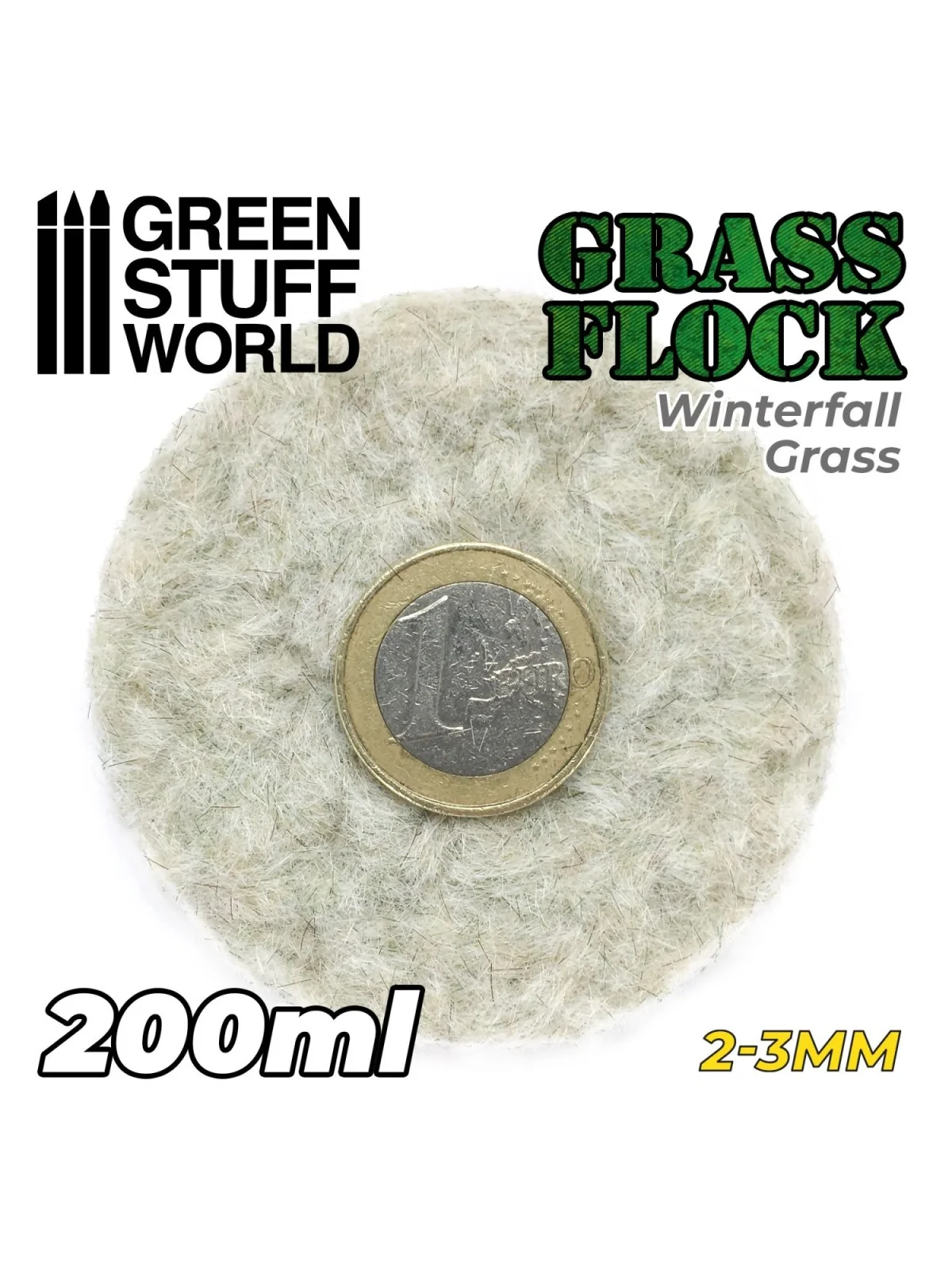 Cesped Electrostatico 2-3mm: Winterfall Grass 200ml (Green Stuff World) de Green Stuff World en Modelismo | La Cueva Roja