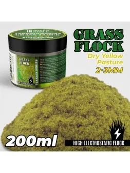 Cesped Electrostatico 2-3mm: Dry Yellow Pasture 200ml de Green Stuff World en Modelismo | La Cueva Roja