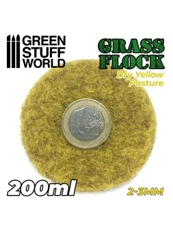 Cesped Electrostatico 2-3mm: Dry Yellow Pasture 200ml de Green Stuff World en Modelismo | La Cueva Roja