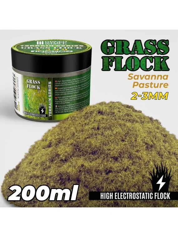 Cesped Electrostatico 2-3mm: Savanna Pasture 200ml (Green Stuff World) de Green Stuff World en Modelismo | La Cueva Roja