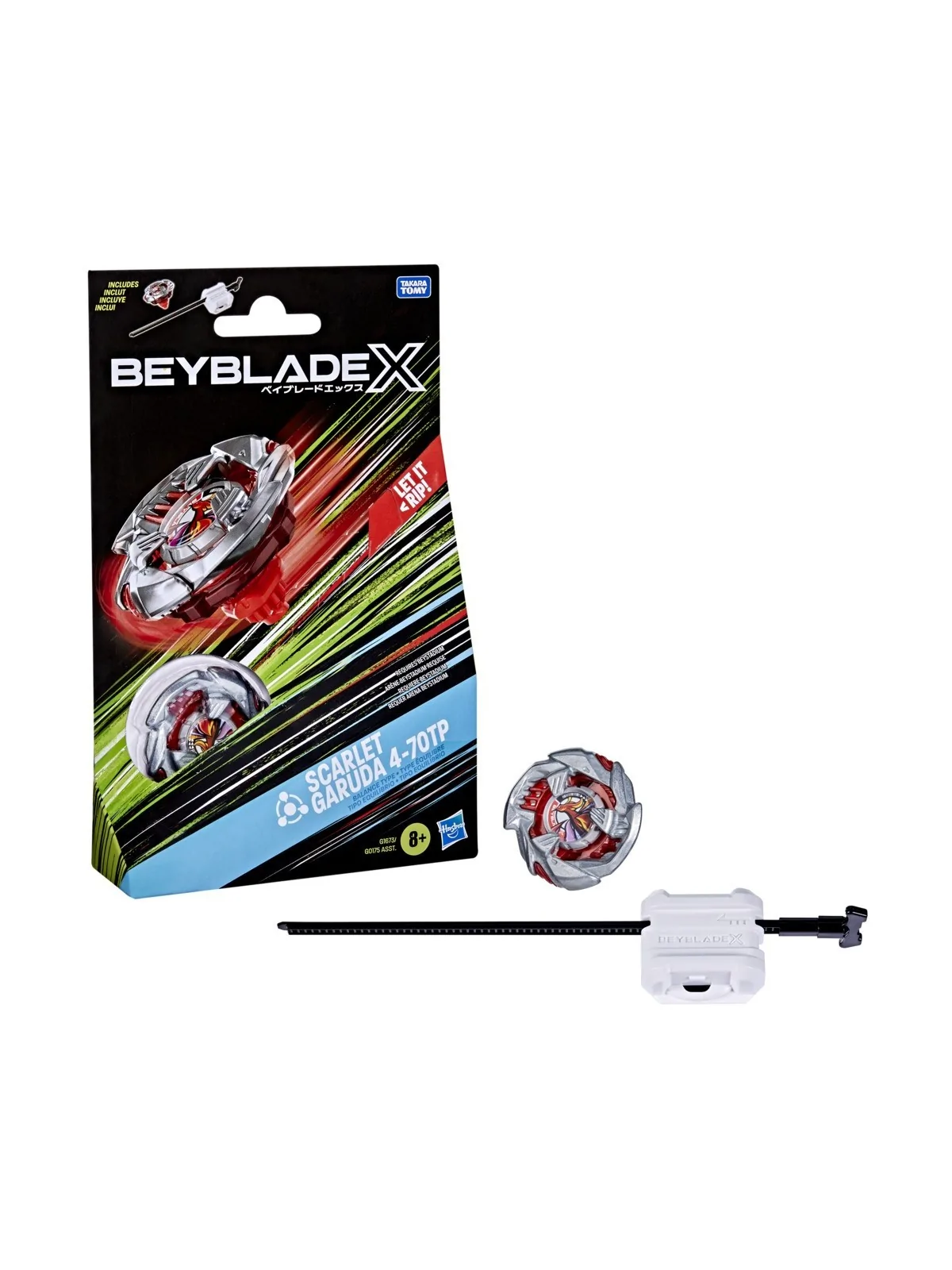 Beyblade X: Scarlet Garuda 4-70TP BX de Hasbro en Beyblade X | La Cueva Roja