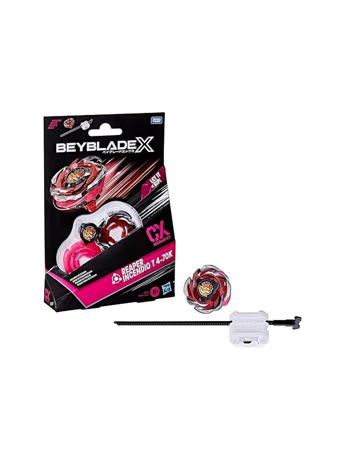 Beyblade X: Reaper Incendio T 4-70K CX de Hasbro en Hobby | La Cueva Roja