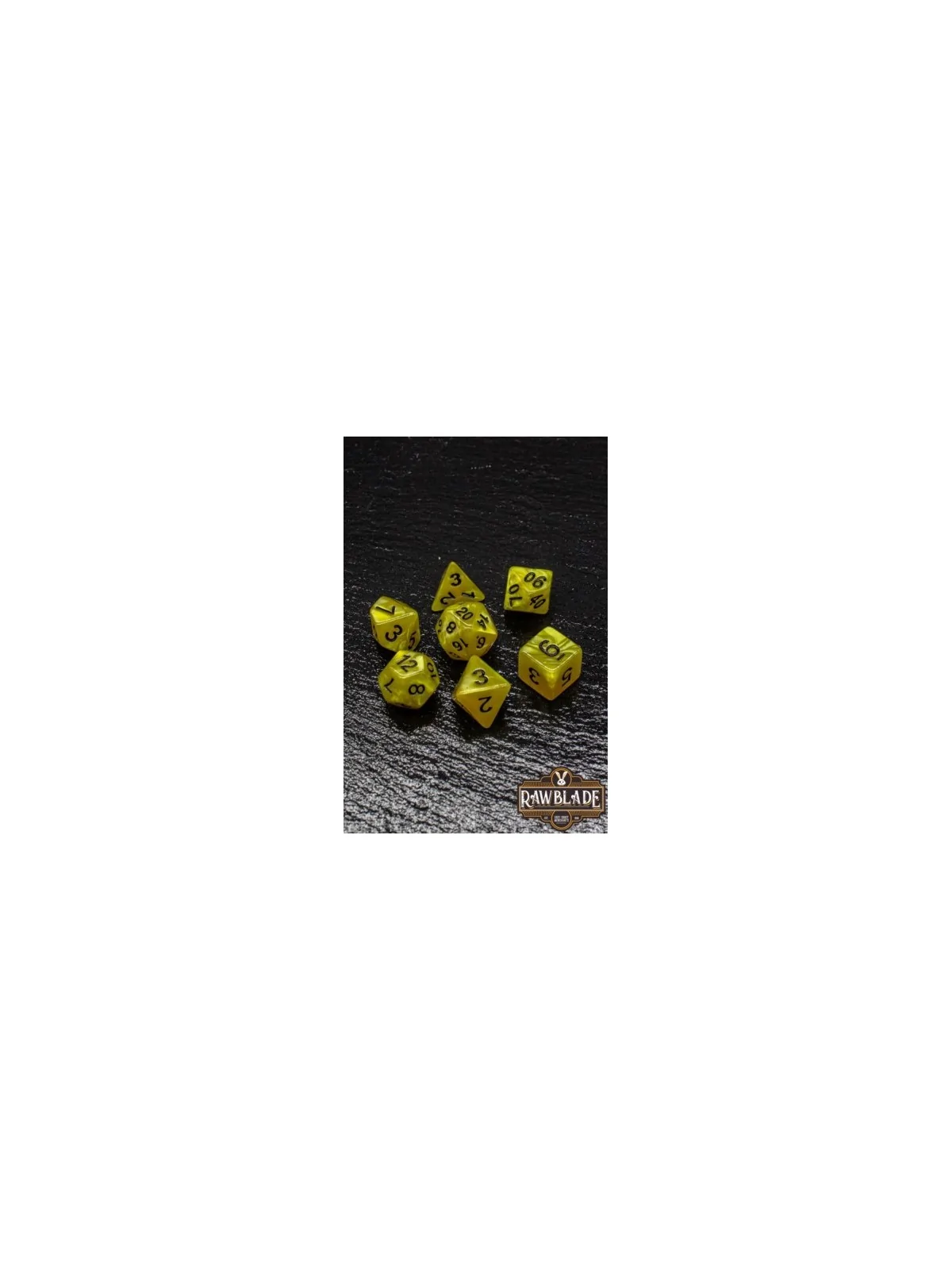Rawblade Marble Set Dados Yellow de Last Level en Dados | La Cueva Roja