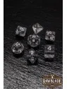 Rawblade Transparent Clear Dice Set de Last Level en Dados | La Cueva Roja