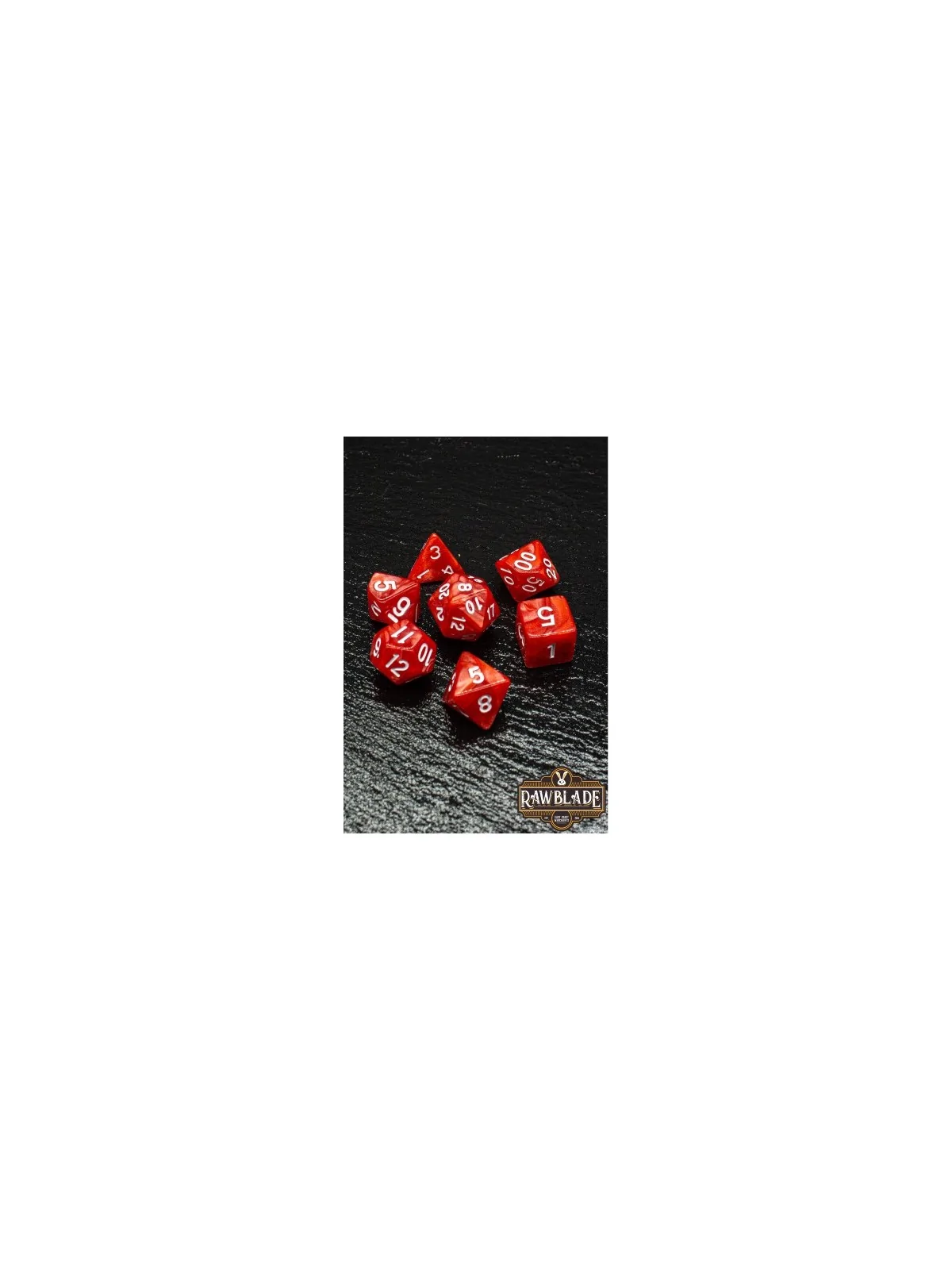 Rawblade Marble Red Dice Set de Last Level en Dados | La Cueva Roja