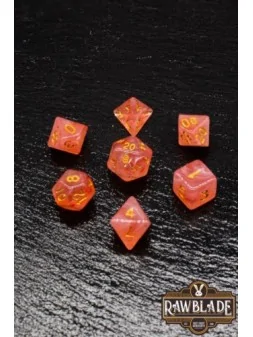Rawblade Gemstone Agate Dice Set de Last Level en Dados | La Cueva Roja