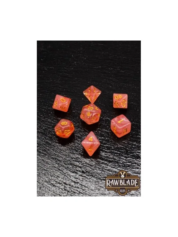 Rawblade Gemstone Agate Dice Set de Last Level en Dados | La Cueva Roja