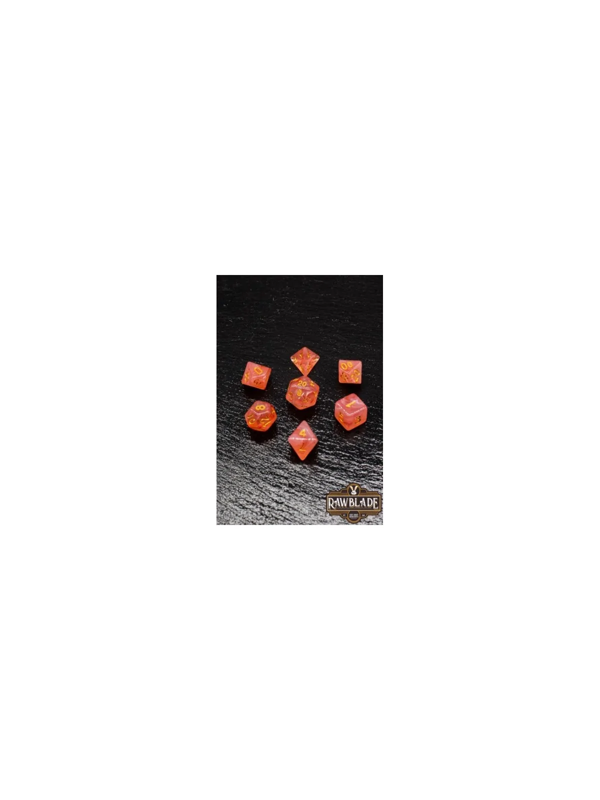 Rawblade Gemstone Agate Dice Set de Last Level en Dados | La Cueva Roja