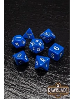 Rawblade Opaque Blue Dice Set de Last Level en Dados | La Cueva Roja