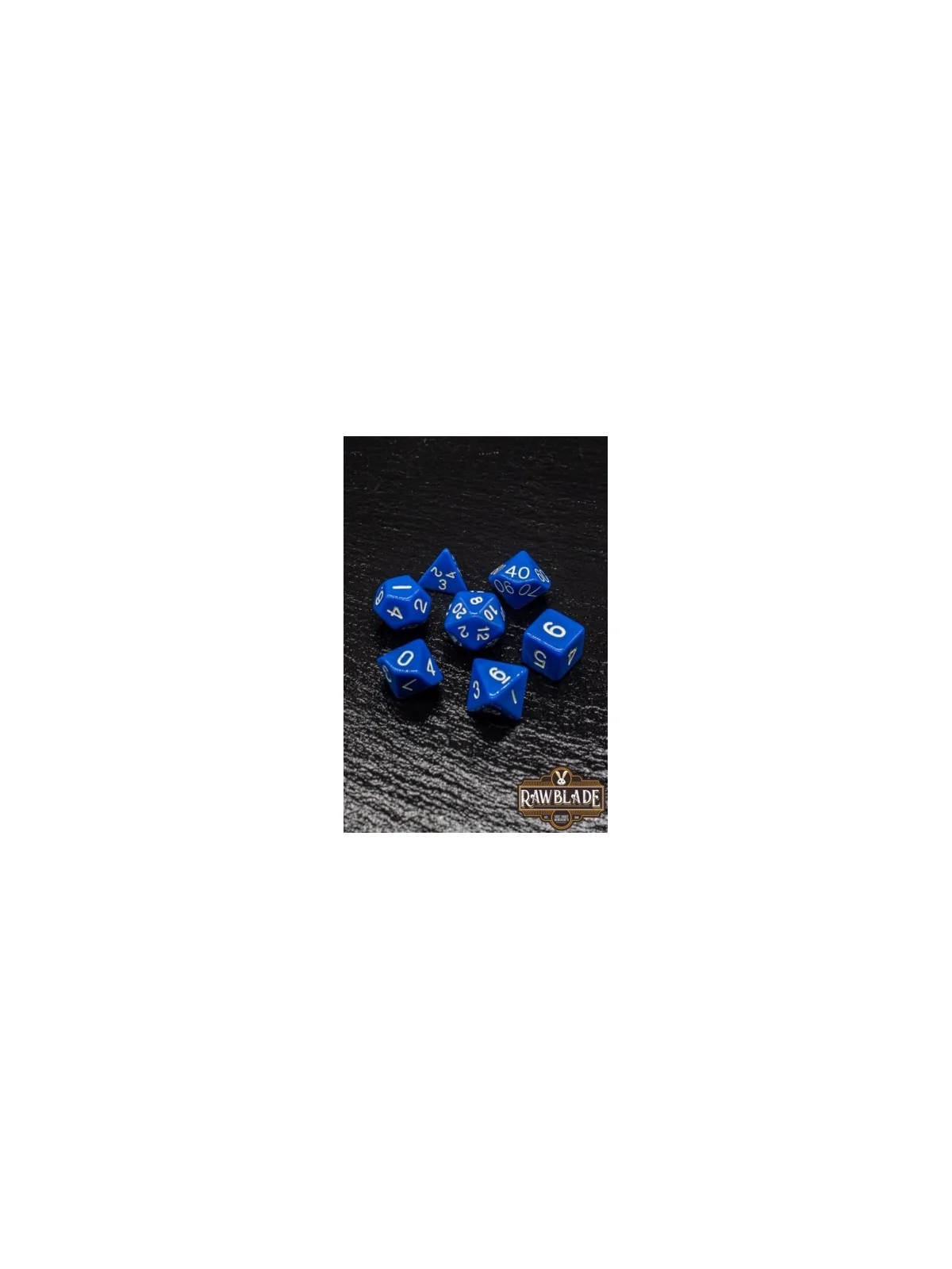 Rawblade Opaque Blue Dice Set de Last Level en Dados | La Cueva Roja