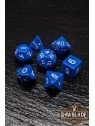 Rawblade Opaque Blue Dice Set de Last Level en Dados | La Cueva Roja