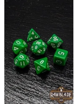 Rawblade Opaque Green Dice Set de Last Level en Dados | La Cueva Roja