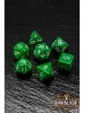 Rawblade Opaque Green Dice Set de Last Level en Dados | La Cueva Roja