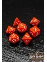 Rawblade Opaque Orange Dice Set de Last Level en Dados | La Cueva Roja