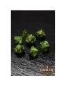 Rawblade Marble Dark Forest Dice Set de Last Level en Dados | La Cueva Roja
