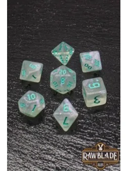 Rawblade Gothic Emerald Dice Set de Last Level en Dados | La Cueva Roja