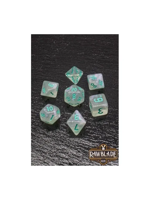 Rawblade Gothic Emerald Dice Set de Last Level en Dados | La Cueva Roja