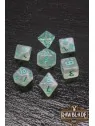 Rawblade Gothic Emerald Dice Set de Last Level en Dados | La Cueva Roja