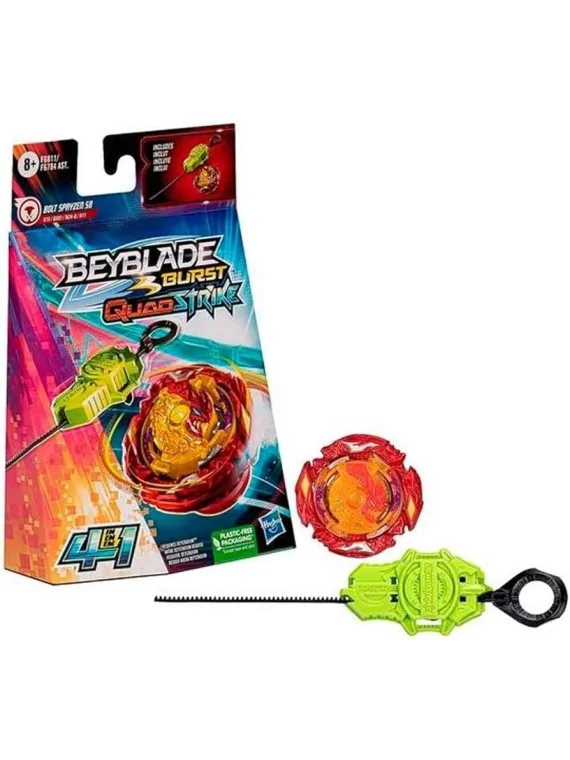 Beyblade Burst Quadstrike - Kit Inicial con Bolt Spryzen de Hasbro en Beyblade X | La Cueva Roja