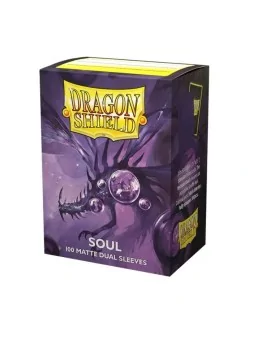 Dragon Shield: Standard Matte Metallic Purple/Soul (100) de Dragon Shield en Fundas | La Cueva Roja