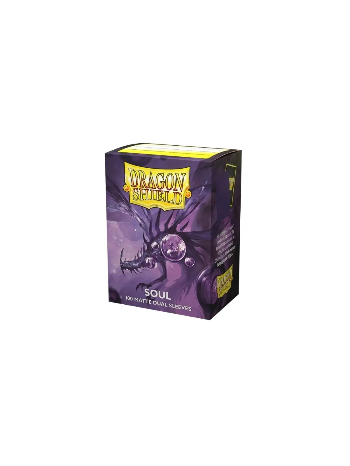 Dragon Shield: Standard Matte Metallic Purple/Soul (100) de Dragon Shield en Fundas | La Cueva Roja