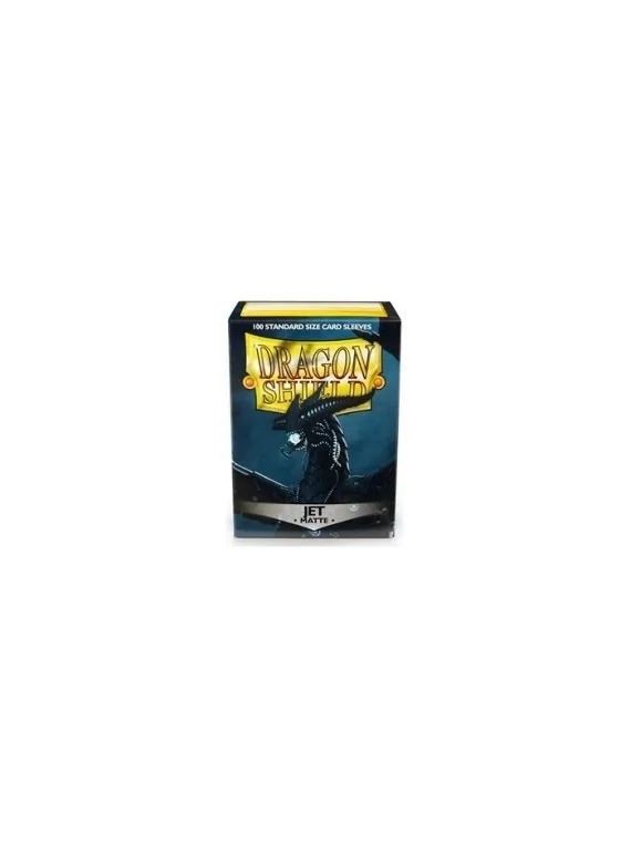 Dragon Shield: Standard Matte Negro Jet (100) de Dragon Shield en Fundas | La Cueva Roja