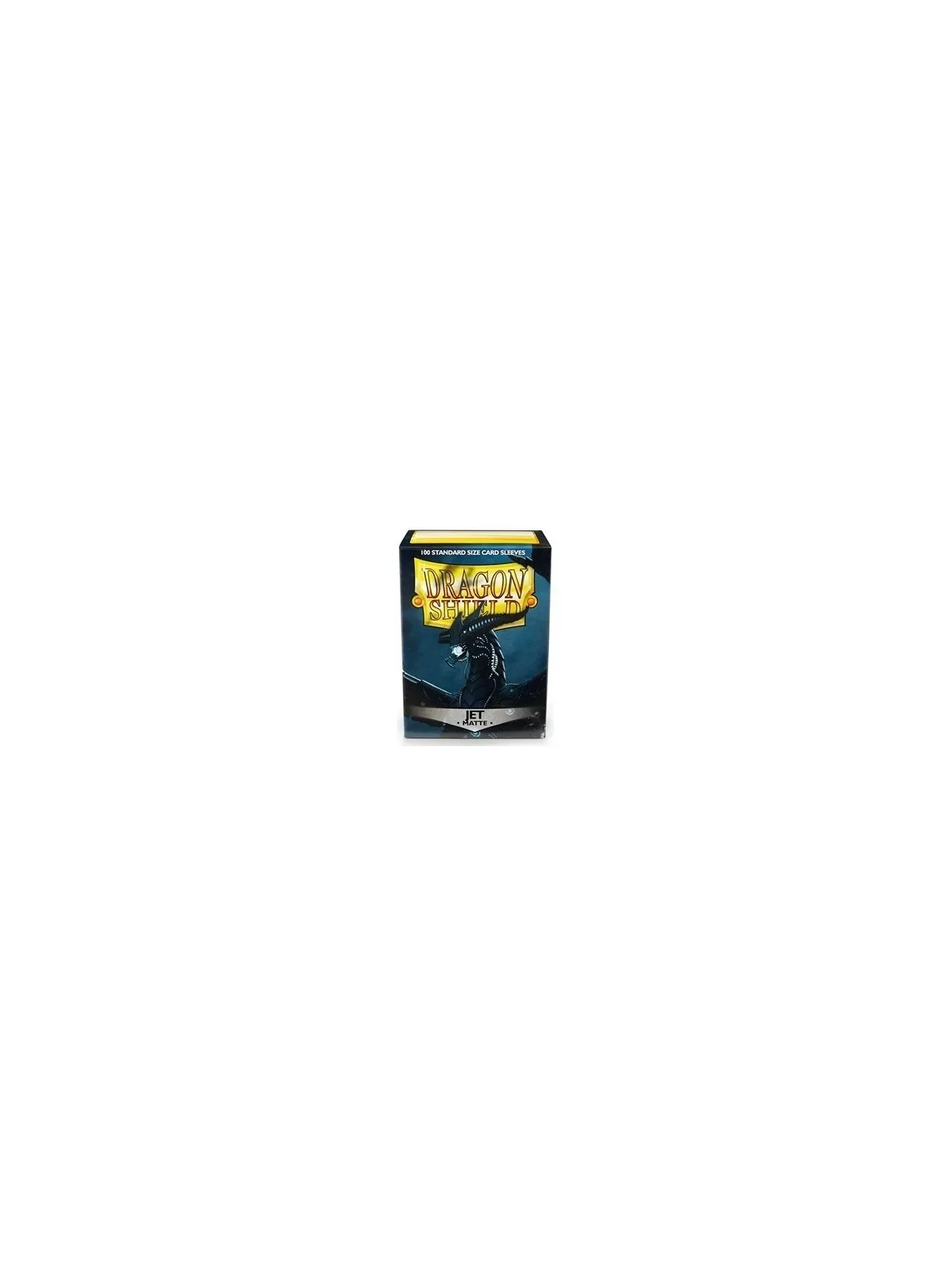 Dragon Shield: Standard Matte Negro Jet (100) de Dragon Shield en Fundas | La Cueva Roja