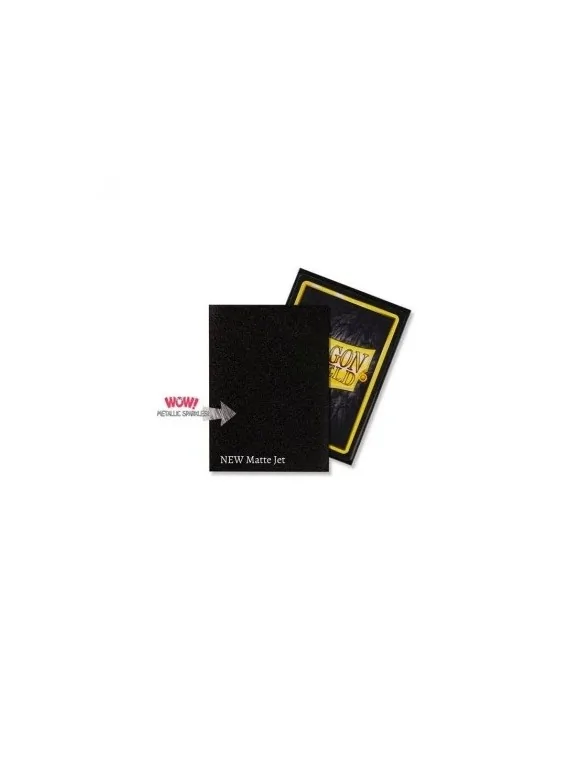 Dragon Shield: Standard Matte Negro Jet (100) de Dragon Shield en Fundas | La Cueva Roja