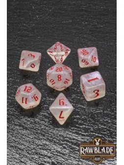 Rawblade Gothic Set Dados Crimson (7) de Last Level en Dados | La Cueva Roja