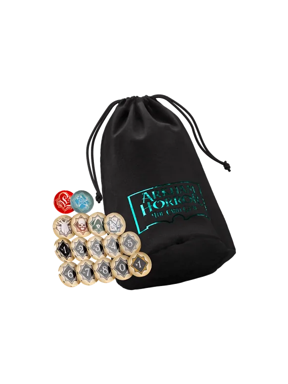 Arkham Horror: Chaos Tokens + Token Bag de Gamegenic en Otros | La Cueva Roja