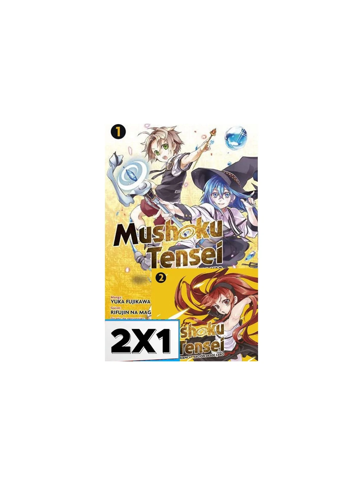 Pack Mushoku Tensei 01+02 de Panini Comics en Mangas | La Cueva Roja